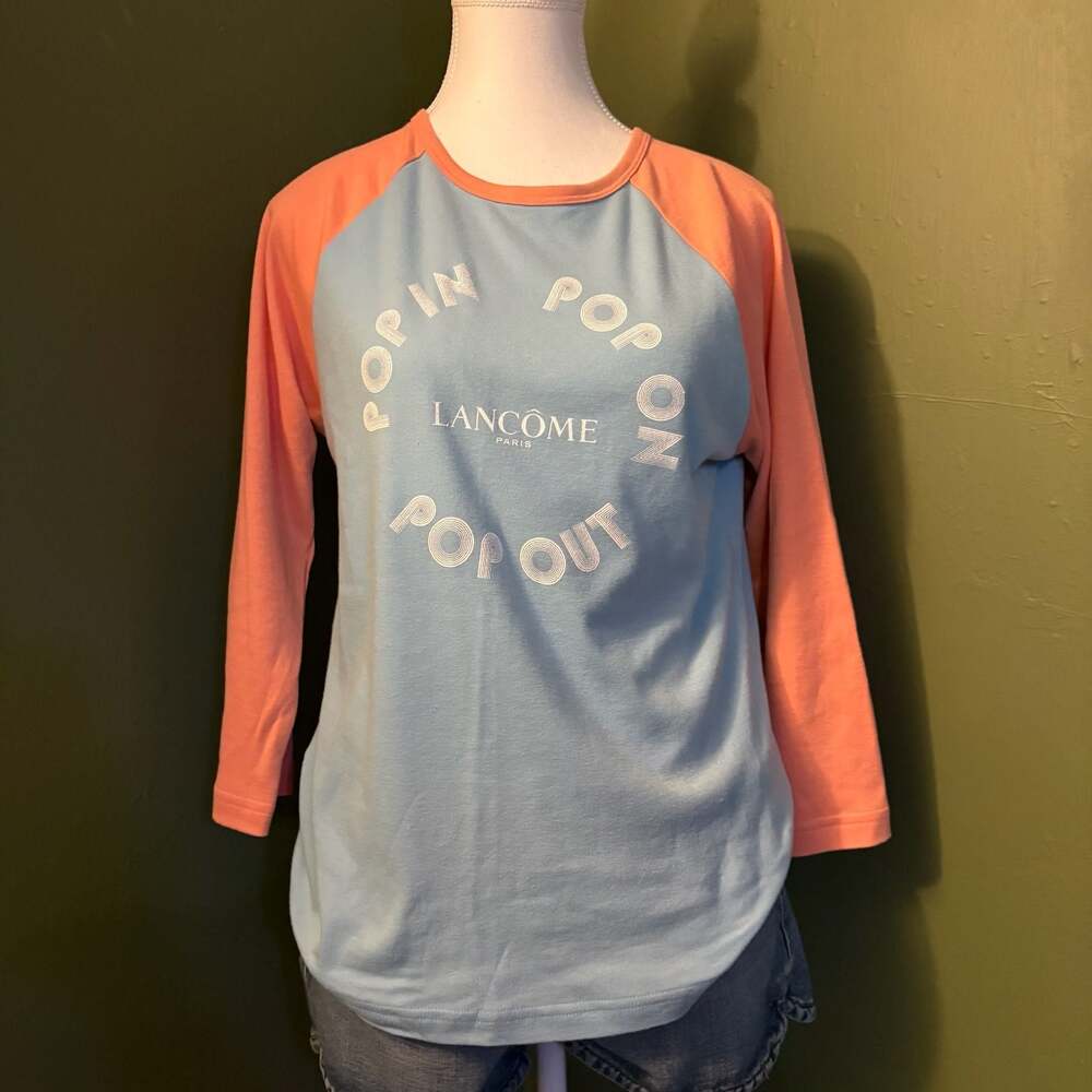 Lancôme Pop In Pop Out As Seen In Allure Raglan T-Shirt Size M